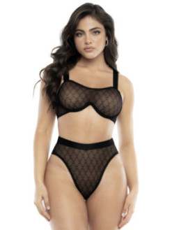Ensemble 2 pièces soutien-gorge et culotte noir