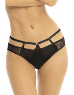 Culotte échancrée noir