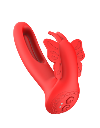 Vibromasseur FLY PULSE Papillon à Double Action Télécommandé 