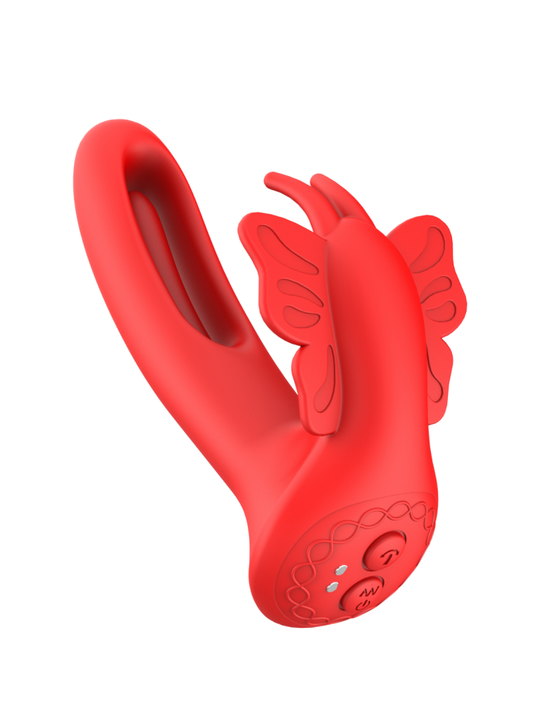 Vibromasseur FLY PULSE Papillon à Double Action Télécommandé 