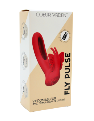 Vibromasseur FLY PULSE Papillon à Double Action Télécommandé 
