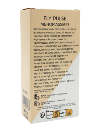 Vibromasseur FLY PULSE Papillon à Double Action Télécommandé 