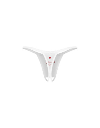 Weddya Bride string ouvert blanc
