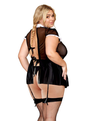 Costume sexy, grande taille, écolière gothique