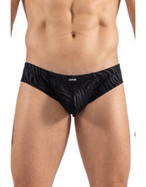 minipant noir & gold Zebra