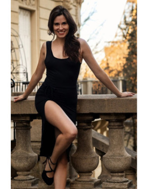 Robe noire Anastasia