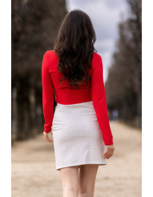 Jupe longue blanche Natacha