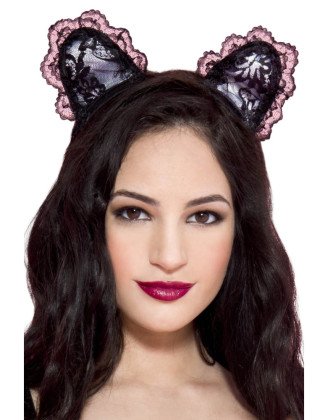 Petite oreilles de chatte en dentelle