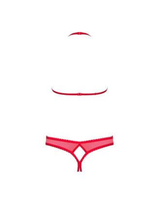 870-SEC-3 Ensemble ouvert 2 pcs - Rouge
