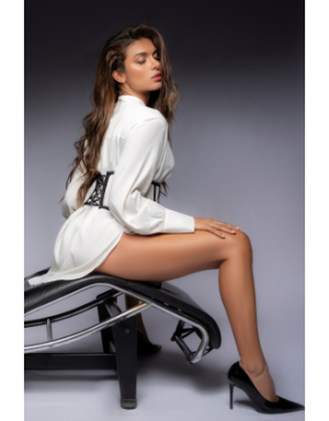 Serre taille et string noir