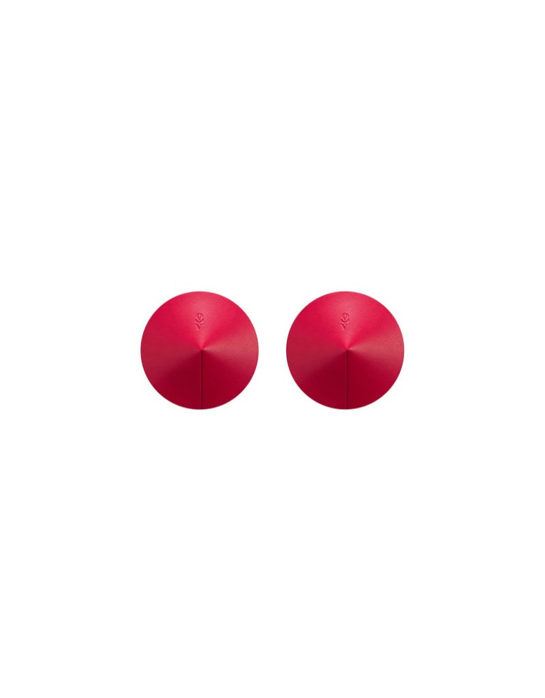 Sublimie paire de cache-tétons rouges PREMIUM
