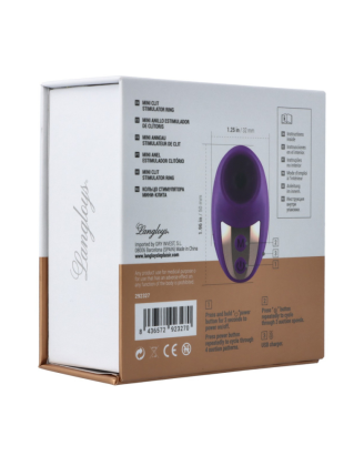Mini stimulateur clitoridien violet pour doigt rechargeable – LANGLOYS