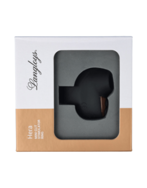 Mini stimulateur clitoridien noir pour doigt rechargeable – LANGLOYS