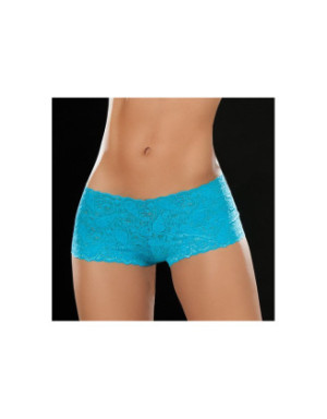 Boyshort dentelle Turquoise