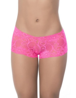 Boyshort dentelle Hot pink