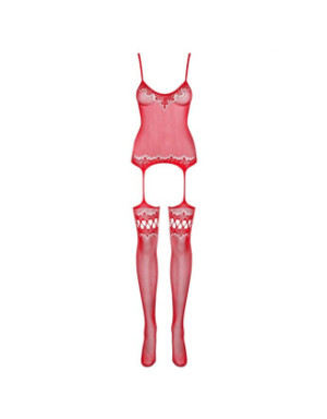 F214 Bodystocking - Rouge