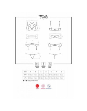Frivolla Ensemble 4 pcs - Noir