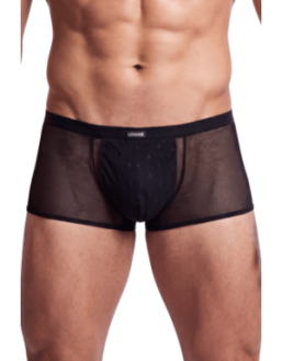 Boxer noir semi opaque