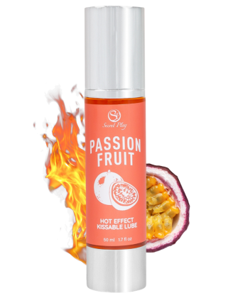 2 en 1 Lubrifiant et huile de massage fruit de la passion chauffant