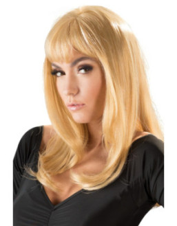 Perruque blonde mi-longue 