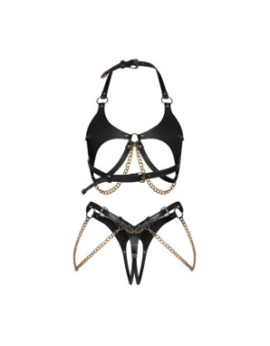 Anyya ensemble ouvert 2 pièces - Noir