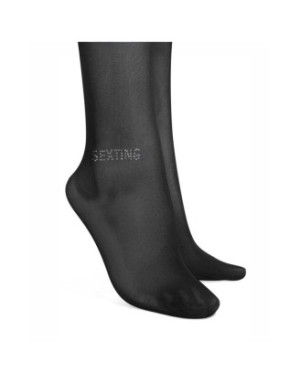 Norless SEXY Collants ouverts noir