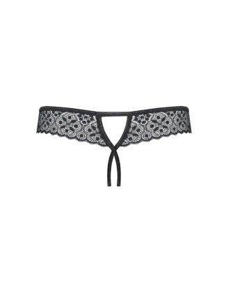 Shibu String ouvert - Noir