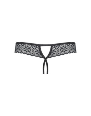 Shibu String ouvert - Noir