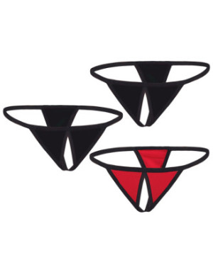 Lot de 3 strings ouverts