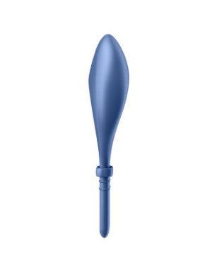 Cockring vibrant connecté USB bleu Bullseye Satisfyer