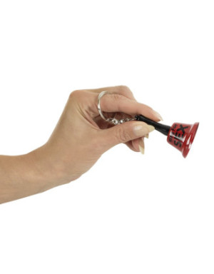Cloche rouge porte clefs "Ring For Sex"