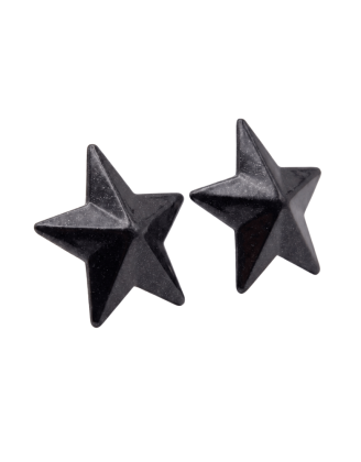 Nipple Métal noir Cache tétons d'étoile