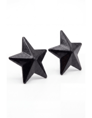Nipple Métal noir Cache tétons d'étoile