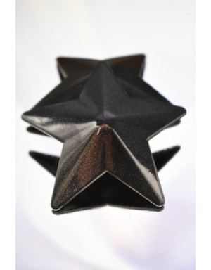 Nipple Métal noir Cache tétons d'étoile