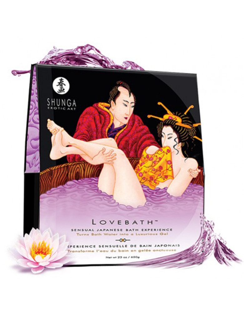 Sels de bain lotus japonais