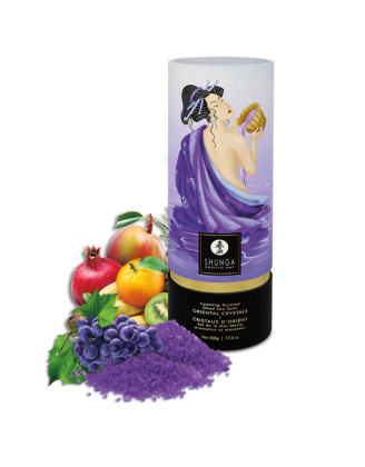 Sel de la mer morte aromatisé et moussant Fruits Exotiques  500 gr Shunga