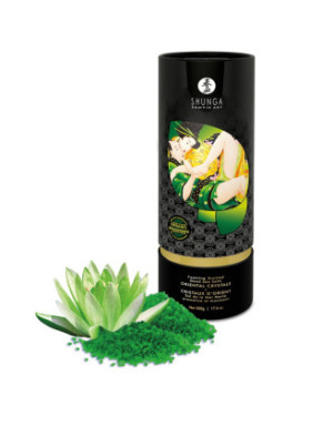 Sel de la mer morte aromatisé et moussant Fleur de Lotus 500 gr Shunga