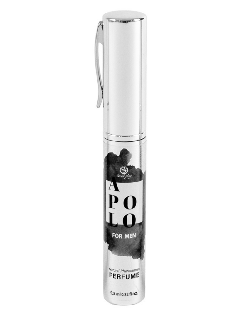 Parfum aux phéromones pour homme APOLO, format voyage 9.5 ml