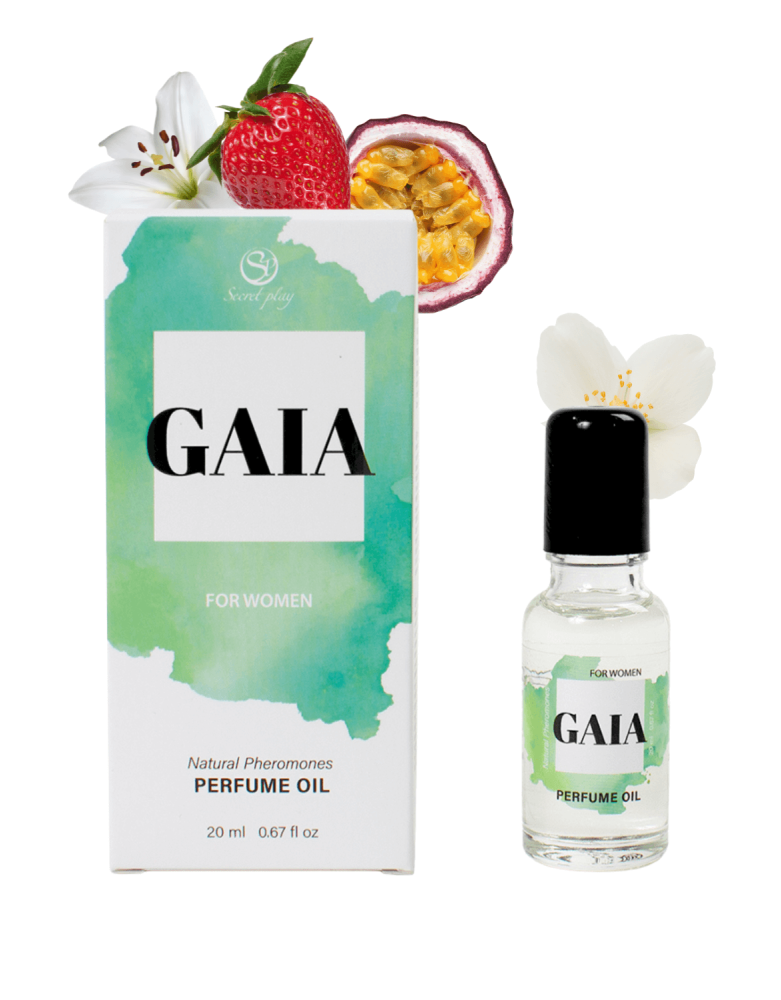 Huile parfumée Roll-on aux phéromones Gaia pour femme