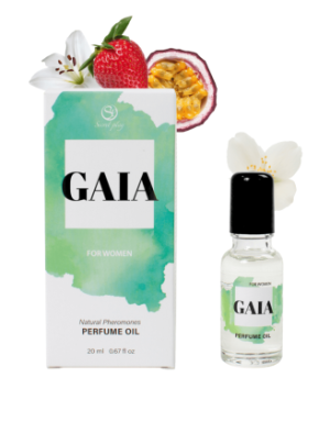 Huile parfumée Roll-on aux phéromones Gaia pour femme