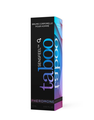 TABOO PHEROMONE HOMME Brume Corporelle aux Phéromones pour Homme 15 ml - RUF