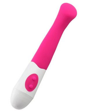 Vibromasseur rose tête plate spécial point G
