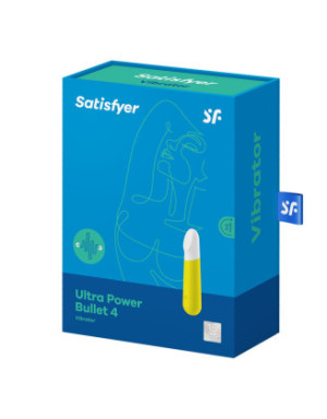 Vibromasseur jaune USB Ultra Power Bullet 4 Satisfyer