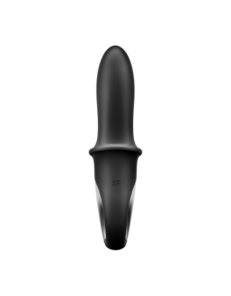 Vibromasseur noir USB, chauffant et connecté Hot Passion Satisfyer