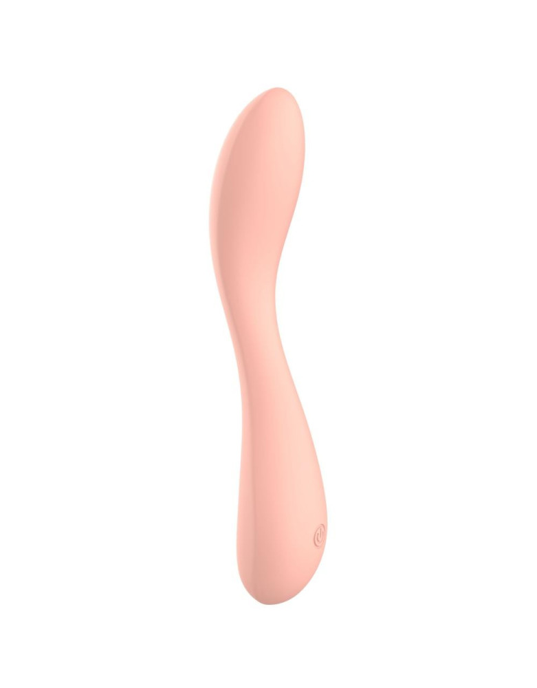 Vibromasseur USB 10 vitesses couleur pêche Geena