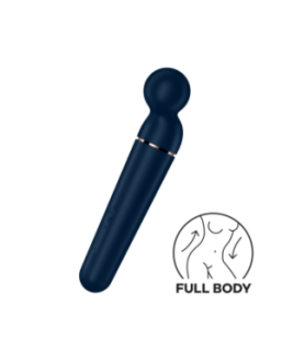 Vibromasseur wand bleu USB 60 vibrations Planet Wand-er Satisfyer