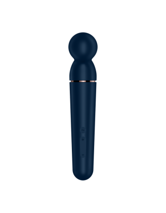 Vibromasseur wand bleu USB 60 vibrations Planet Wand-er Satisfyer