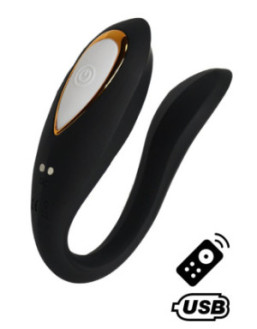 OSMOSE, stimulateur pour couple USB, à double tête, avec télécommande, en silicone médical