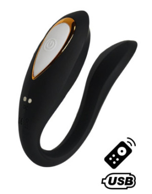 OSMOSE, stimulateur pour couple USB, à double tête, avec télécommande, en silicone médical