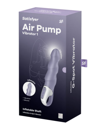 Vibromasseur gonflable Satisfyer Air Pump Vibrator 1